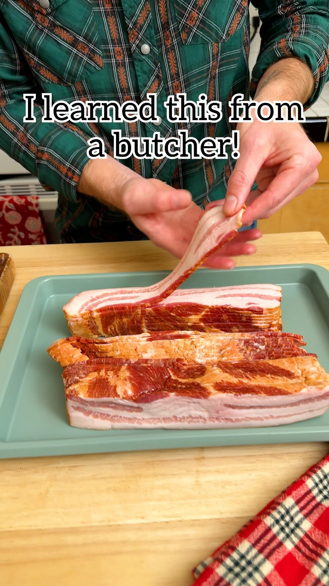 Different methods for bacon storage including freezing and meal prep techniques