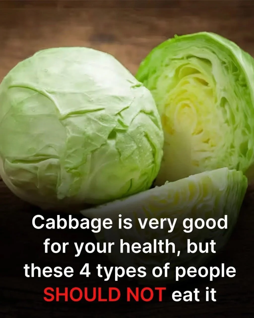 Fresh green cabbage on a wooden kitchen table