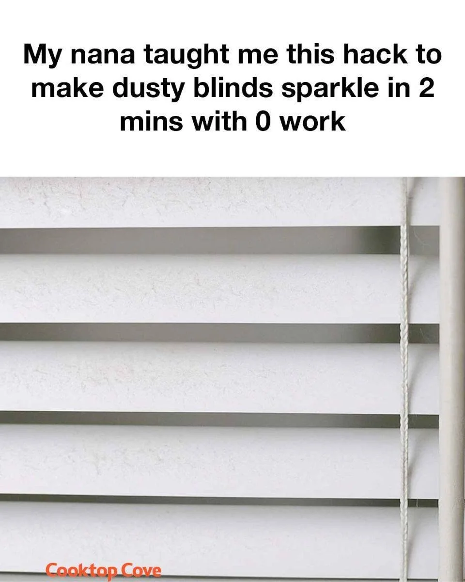 Easy blinds cleaning hack for sparkling results in 2 minutes