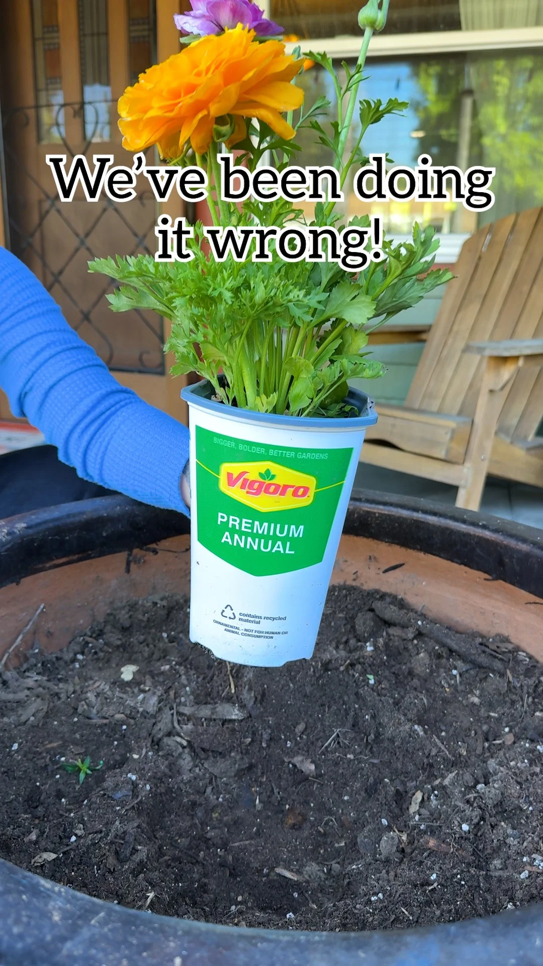 Guidelines for planting flowers with optimal spacing techniques using packaging.