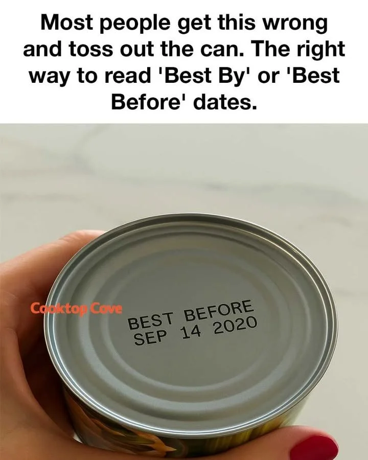 Guide to understanding best before dates on food products.