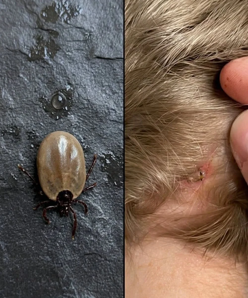 Parent dealing with lice in child's hair, seeking calm and effective treatment solutions.