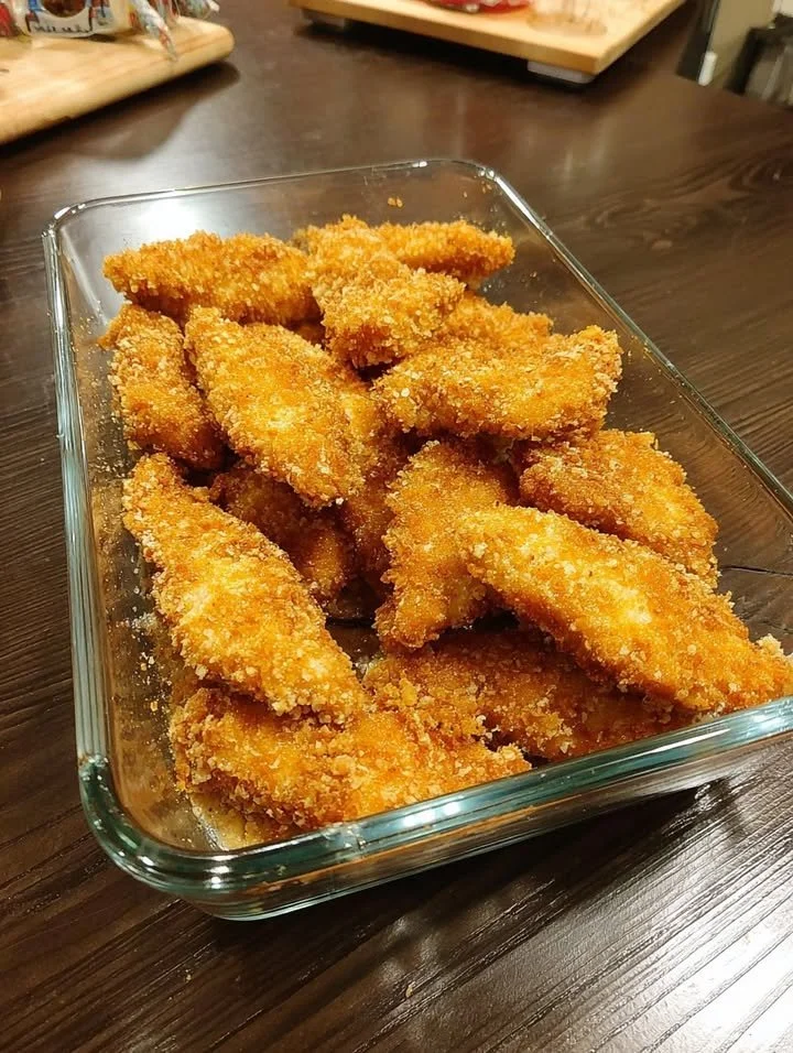 Delicious Keto Chicken Tenders on a plate with dipping sauce