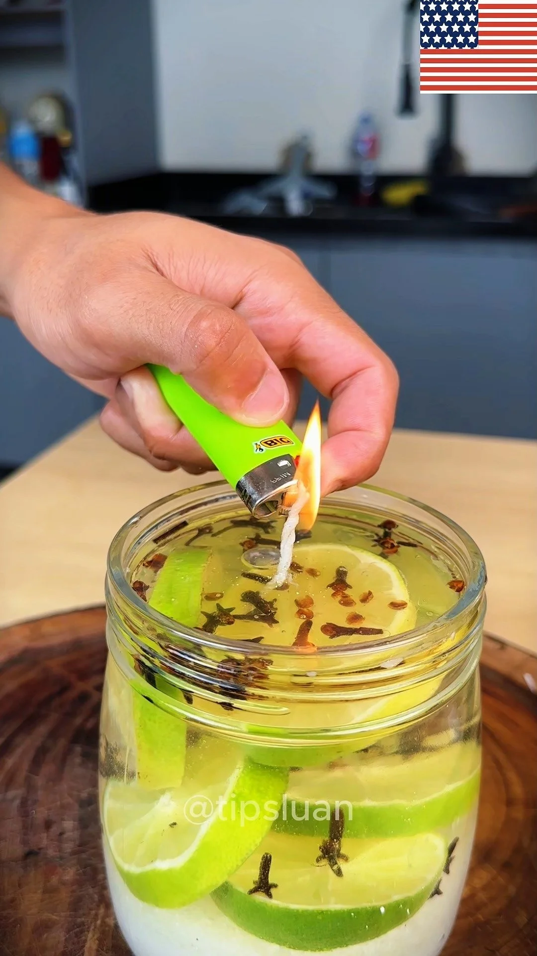 Long-lasting candle emitting a wonderful aroma, perfect for any home decor.