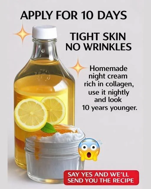 Homemade natural anti-wrinkle cream for smooth skin and rejuvenation