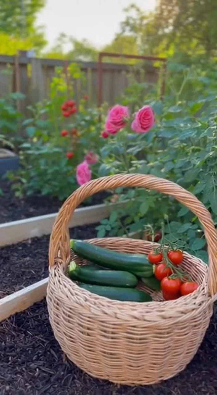 Healthy plants with vibrant, greener leaves in a lush garden setting