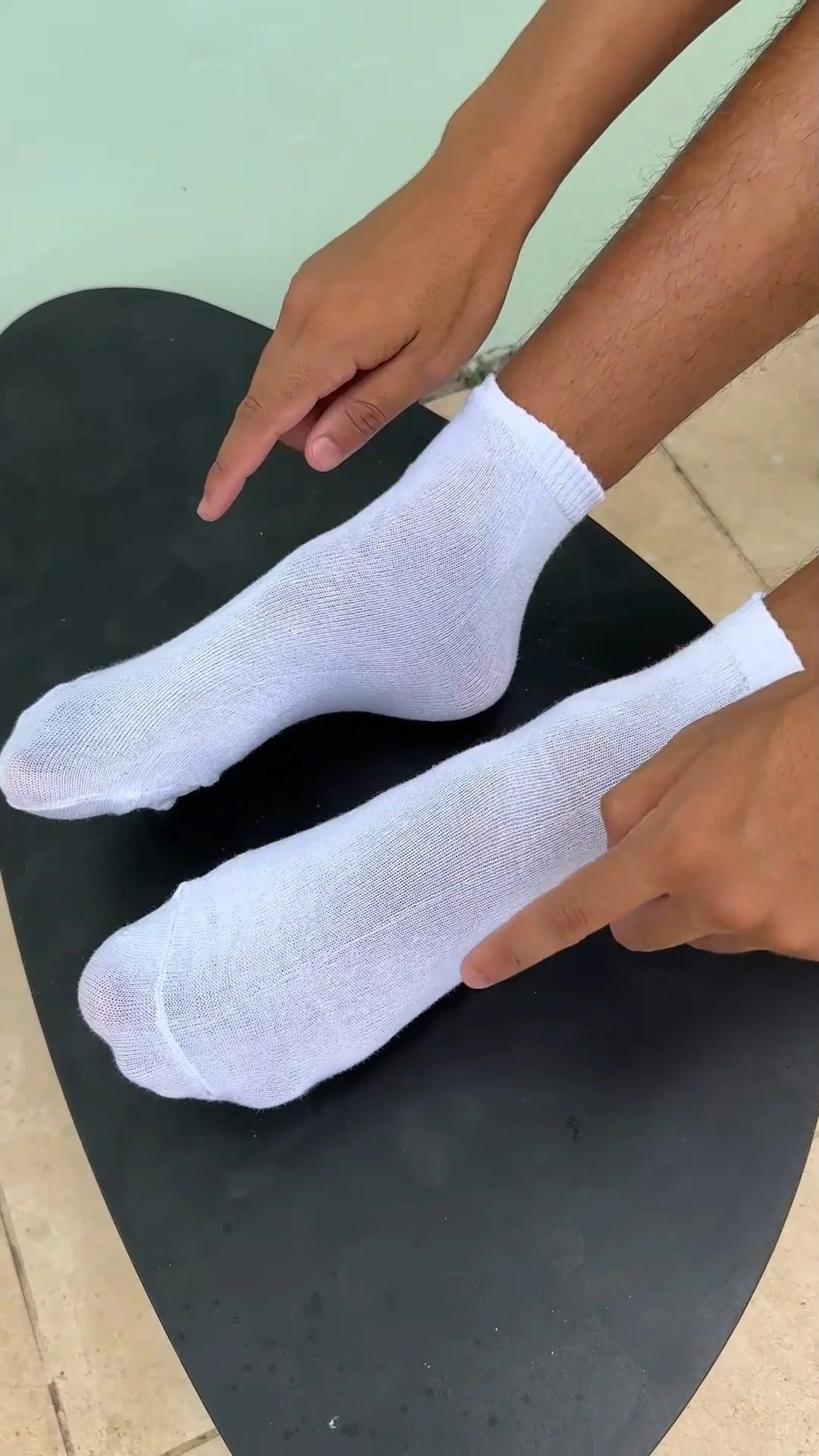 Person sleeping peacefully in warm socks for better sleep health