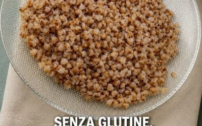 Alimento senza glutine ricco di fibre per un pranzo salutare ed equilibrato