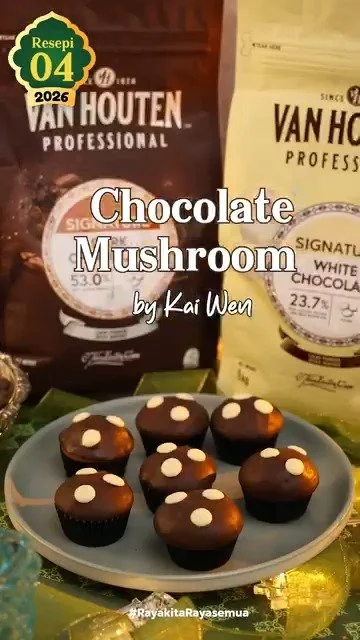 Delicious chocolate-coated mushrooms ready to enjoy as a unique treat