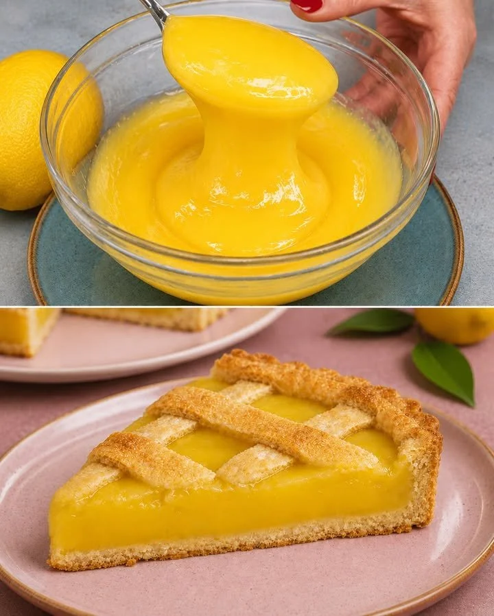 Delicious lemon cream dessert in a bowl topped with fresh lemon zest