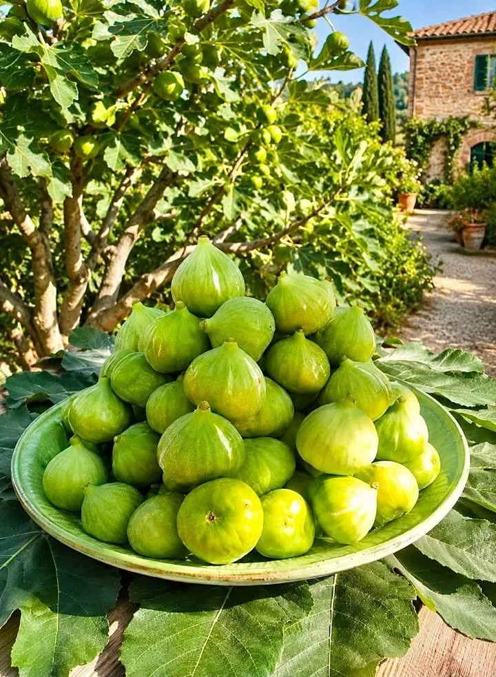 Colazione estiva con fichi italiani freschi e gustosi