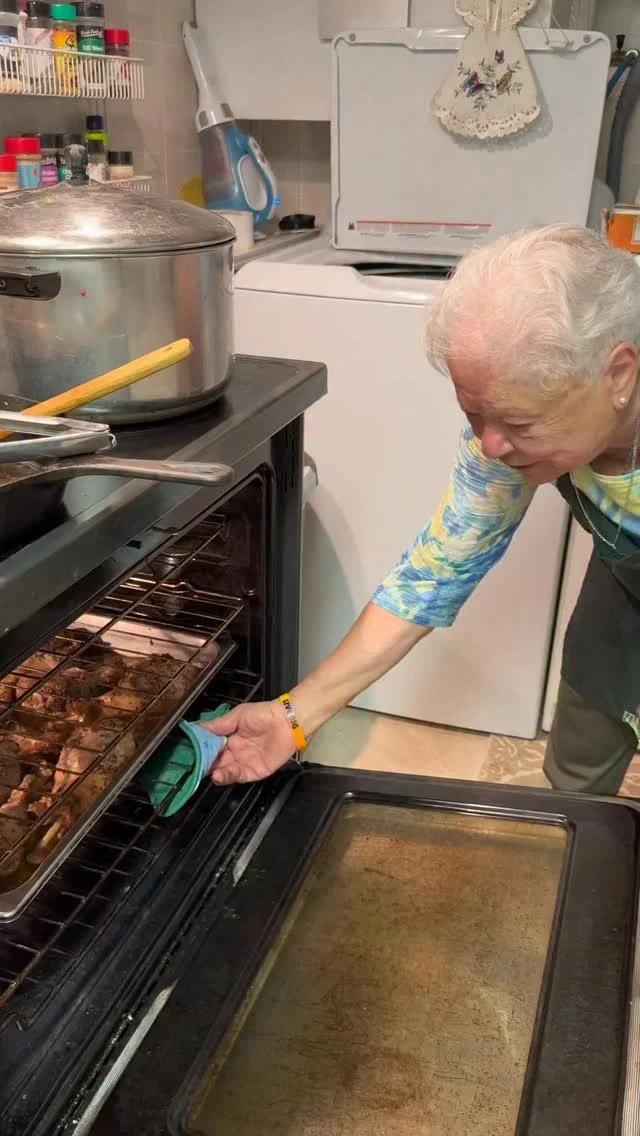 Cosciotti di tacchino cucinati secondo la ricetta della Nonna