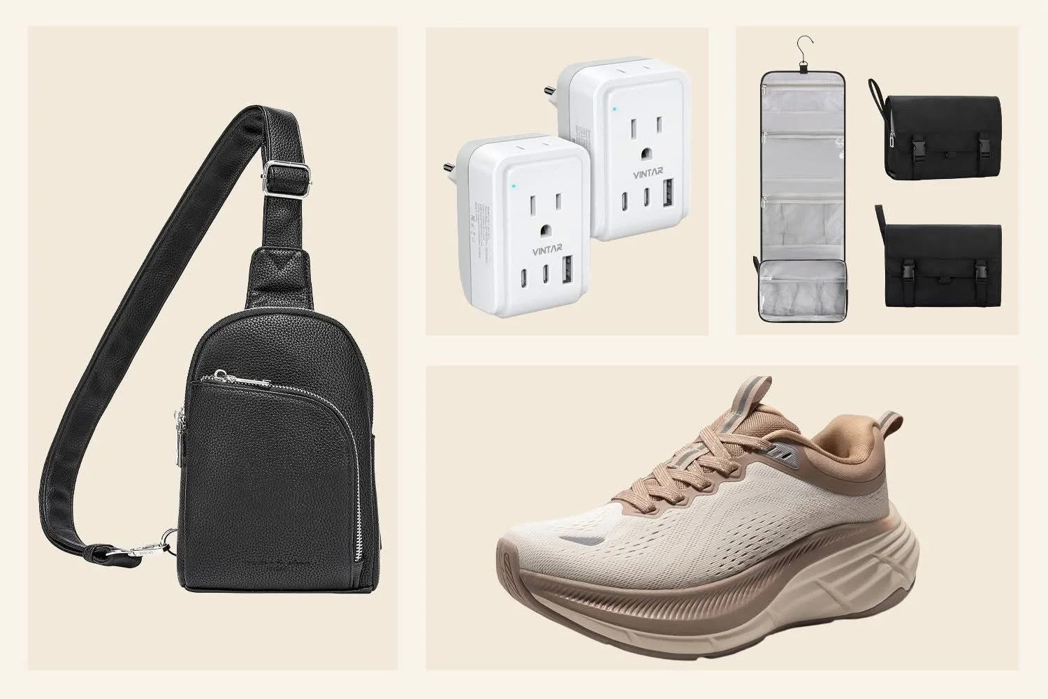 Traveler packing comfortable shoes and anti-theft bags for a river cruise in Europe.