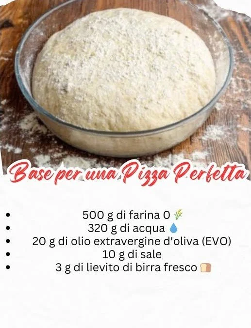 Impasto per pizza fatto in casa per una pizza perfetta