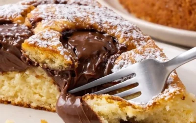 Delicious Nutella Delight spread on toast with a drizzle of chocolate