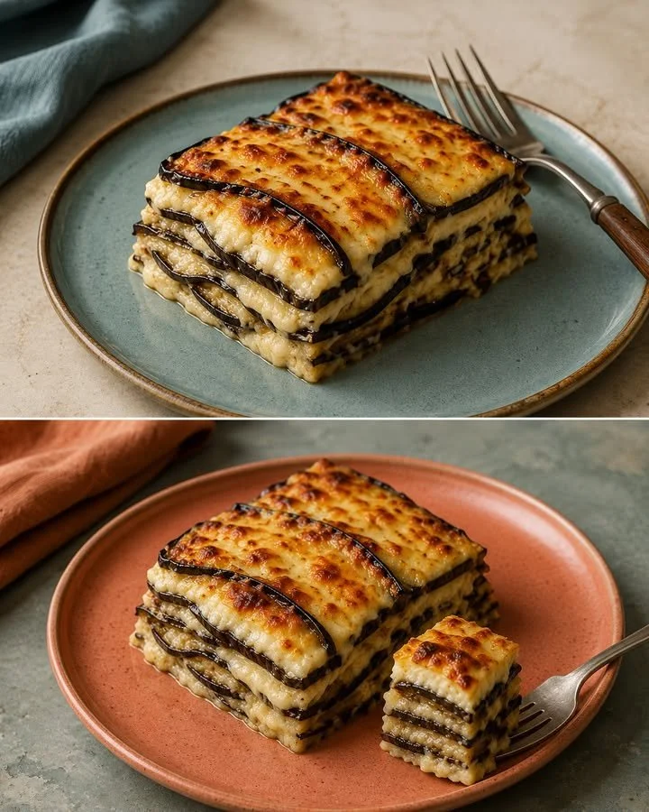 Parmigiana Bianca di Melanzane Senza Frittura, piatto leggero e delizioso