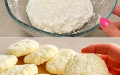 Delicious homemade Ricotta Coconut Cookies on a plate