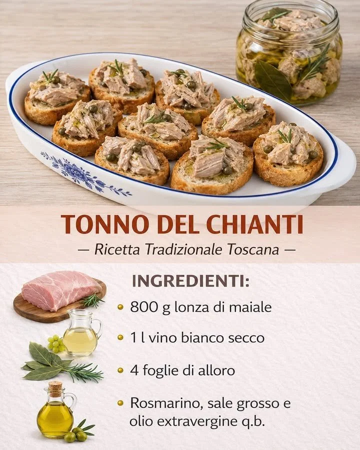 Tonno artigianale dal Chianti, specialità gastronomica italiana