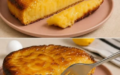 Torta leggera alle mele pronta da servire con ingredienti freschi