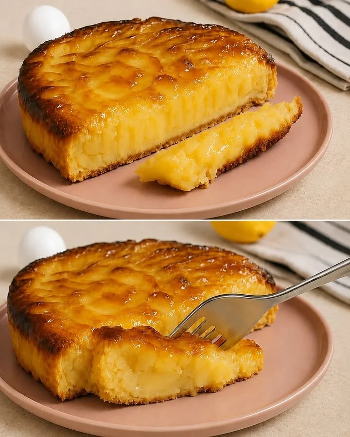 Torta leggera alle mele pronta da servire con ingredienti freschi