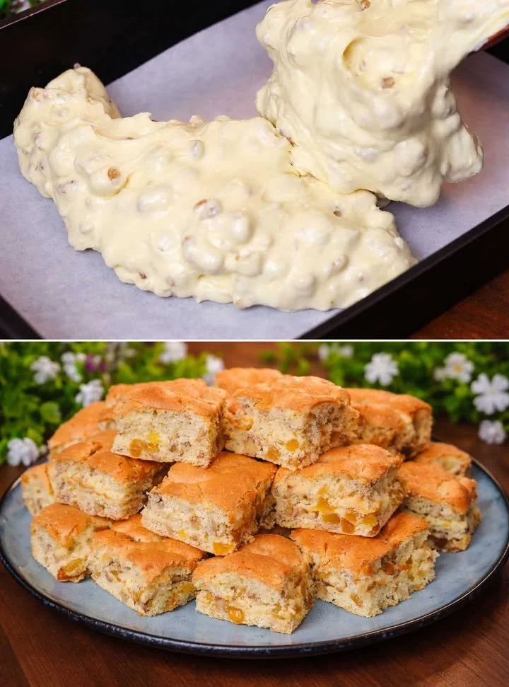 Torta polacca con noci e uvetta, un dolce tradizionale e saporito