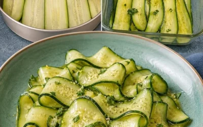 Zucchine marinate preparate secondo una ricetta facile e gustosa