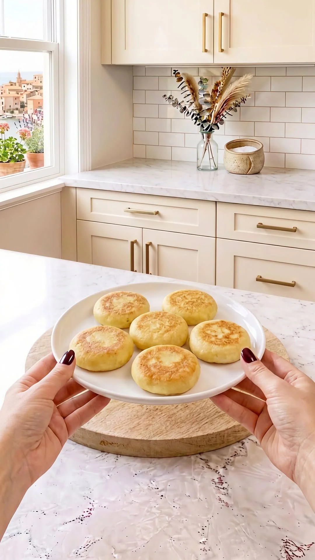 Delicious flourless stuffed pastries ready to serve