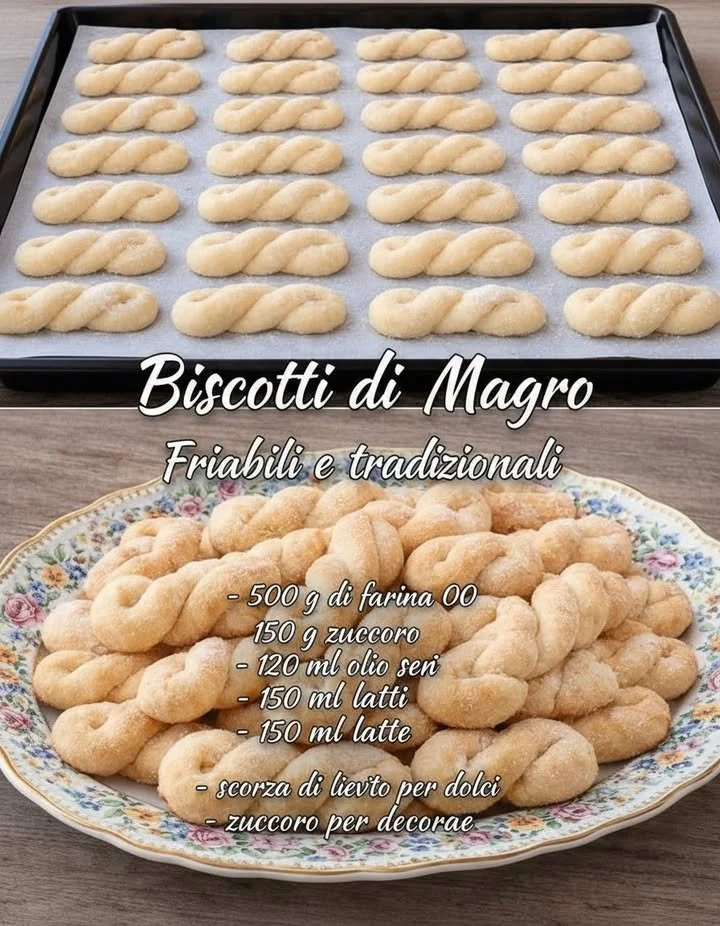 Biscotti di magro freschi su un piatto decorativo