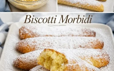 Biscotti morbidi al limone: dolce ricetta facile e gustosa