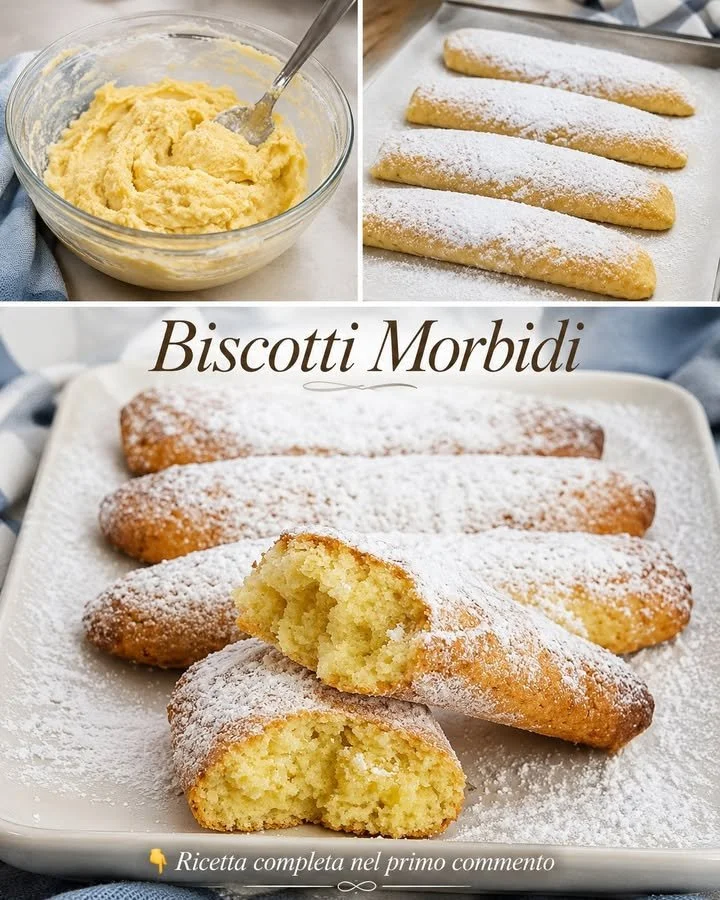 Biscotti morbidi al limone: dolce ricetta facile e gustosa
