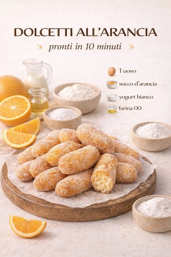 Dolcetti all’arancia decorati, facili da preparare per ogni occasione.