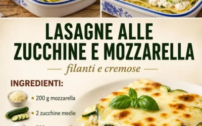 Un piatto di formaggio filante appena sfornato con ingredienti freschi