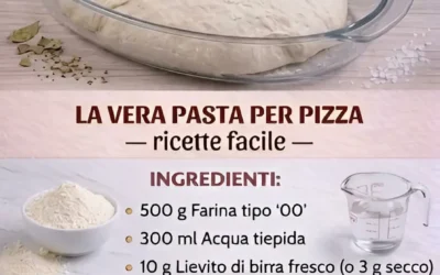 Pasta per pizza fatta in casa pronta per essere farcita