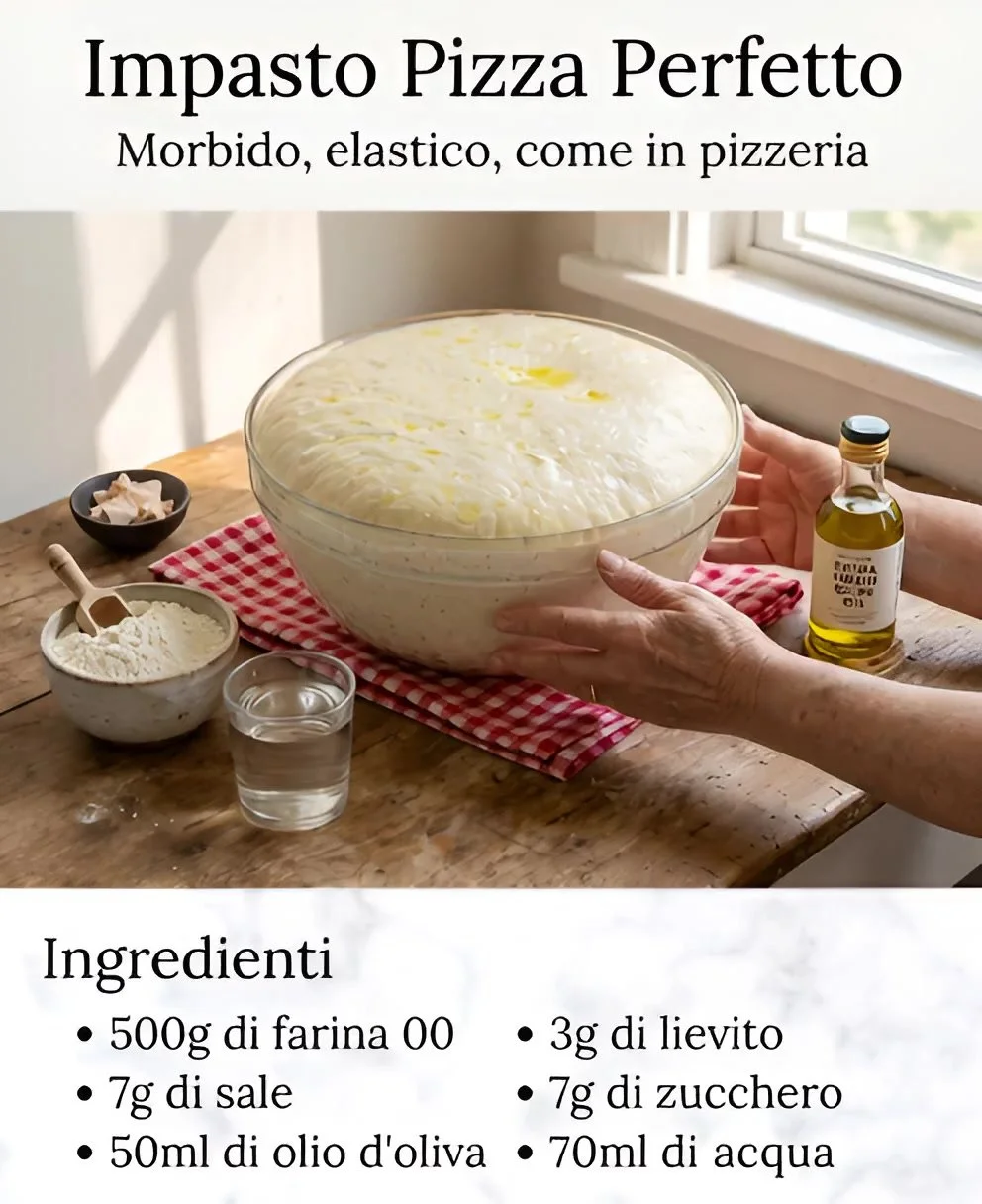 Pizza perfetta preparata con ingredienti freschi e tecniche tradizionali